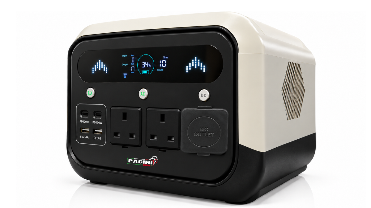 Pacini Pro700 Portable Power Station Capacity 512Wh PRO700