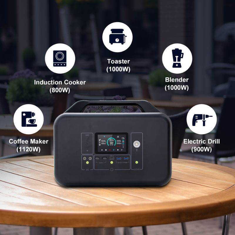 Power2Go portable power station 1000W